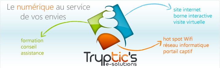 Présentation de tryptic's, création, connexion et accompagnement